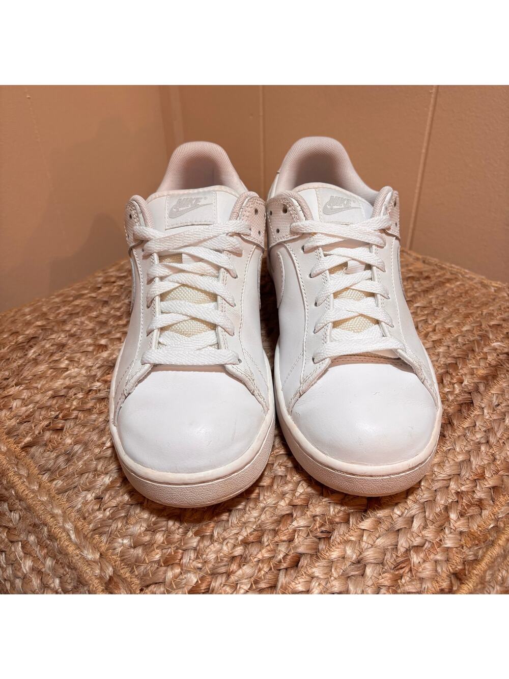 Nike Court Royale Triple White Low Top Leather Casual Sneaker Women's Size 10W
